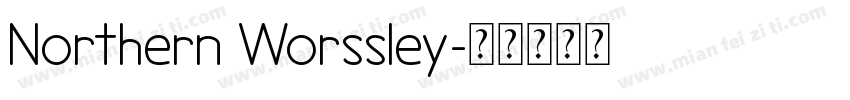 Northern Worssley字体转换